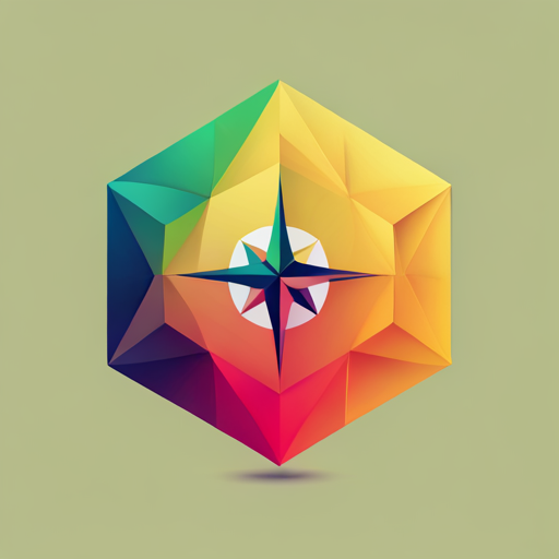 geometric shapes, vector, compass, polygon, low-poly, navigation, outline, flat, lines, minimalistic