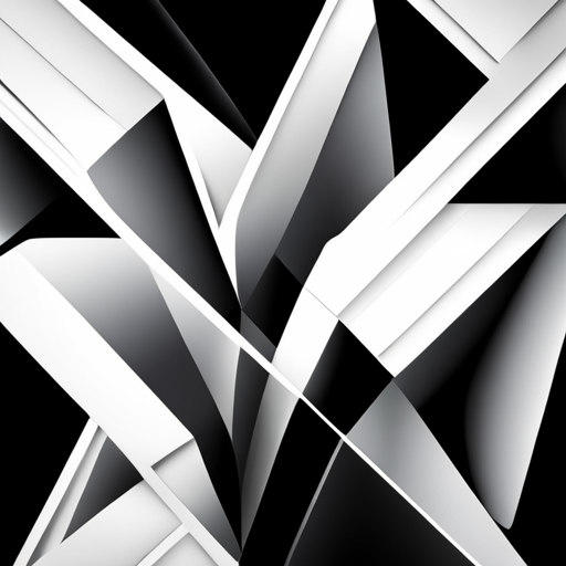 chaotic shapes, stark contrast, pattern repetition, abstract minimalism, symbolist influences, signal decay, noise distortion, graphic design, white space, futuristic look
