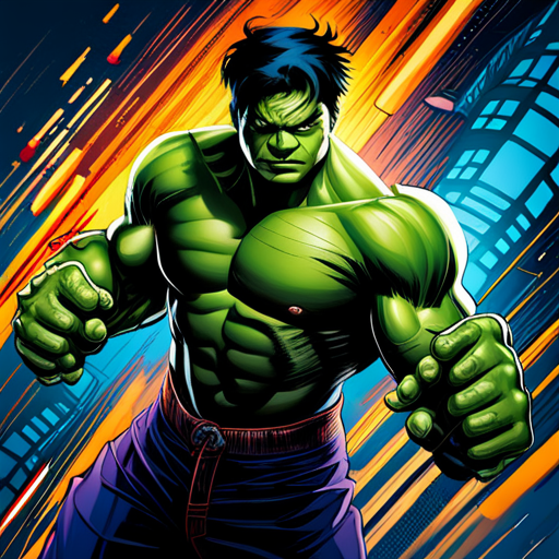 hulk, spiderman, superheroes, Marvel, action, dynamic, vibrant colors, bold lines, intense, powerful, strength, conflict, heroism, comic book art
