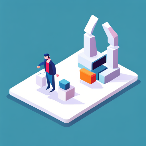 isometric perspective, plastic material, robotic design, geometric shapes, low-poly modeling, sunglasses, white background