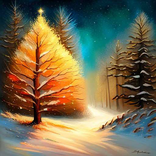 Christmas tree, well art, textured canvas