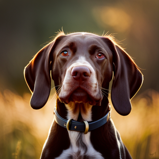 nature, animals, photography, portrait, dog, puppy, German shorthair pointer, cute, adorable, pet, wildlife, outdoor, playful, energetic, curious, German pointer puppy, germa, dogs, pets, sunlight, warm tones, close-up, wagging tail, wet nose, expressive eyes