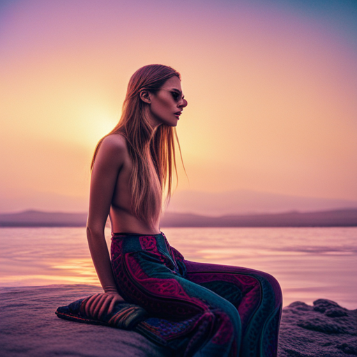 70s, vintage, analog-film, groovy, psychedelic, disco, bell-bottoms, earth tones, sunset, flare, grainy texture, retro, nostalgia, mood lighting, bohemian, vibes