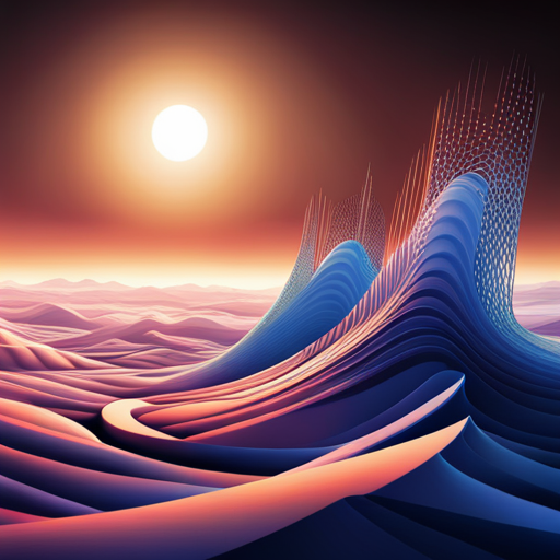 pulsating waves, binary code, minimalist design, monochromatic palette, dynamic composition, abstract expressionism, geometric shapes, cyber aesthetic, technological influence, futuristic perspective, precise lines, mathematical precision, sound waves, audio visualization, digital medium, innovative presentation, animated texture, data visualization