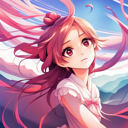 vibrant colors, detailed lineart, dynamic poses, cute, expressive, manga, kawaii, Japanese animation, anime girl, big eyes, flowing hair, digital painting, motion lines, shojo, schoolgirl, magical girl, pastel tones, whimsical, fantasy, colorful backgrounds