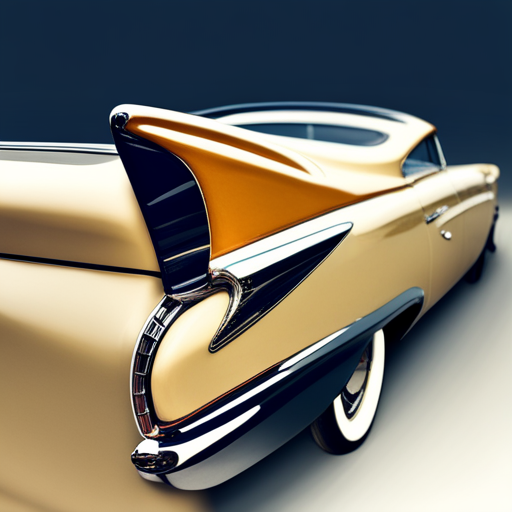 Vintage, American, automobiles, chrome, polished, sleek, lines, curves, 1950s, road trip, adventure, nostalgia, car culture, drive-in, tail fins, Detroit, muscle cars