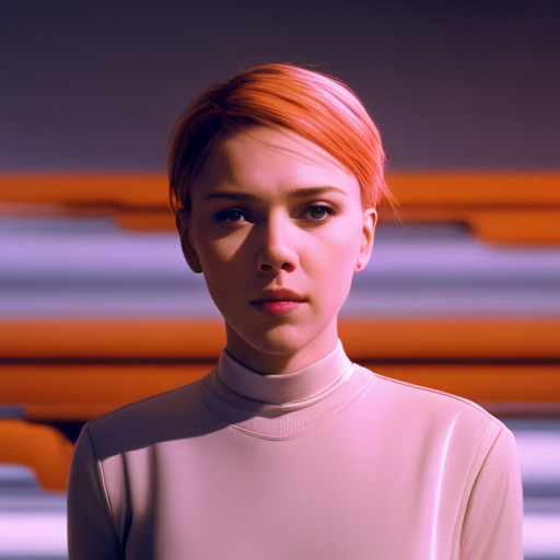 loneliness, artificial intelligence, future, love, Theodore Twombly, Scarlett Johansson, retro-futuristic, melancholy, orange-tinted, urban, intimate, empathetic, disconnected