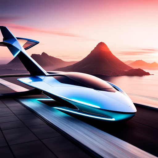 futuristic, sleek, aerodynamic, electric, AI-controlled, minimalistic, asymmetrical, carbon-fiber, holographic, neon-lit, levitating, dynamic, chrome-plated, jet-inspired, transparent, modular, fast, high-tech