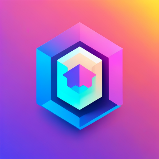 geometric forms, vector graphics, artificial intelligence, digital noise, signal processing, app icon design, Dribbble aesthetics