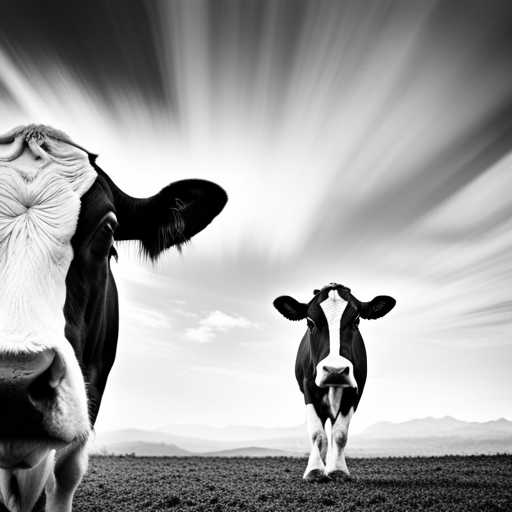 dairy, tab, brand, lactase, cow, black and white, blue sky, photographic