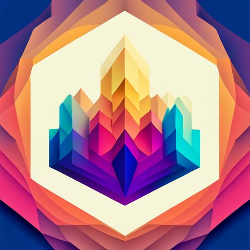 simple, low-poly, vector, generative, exploration, icon, abstract, geometric shapes, flat lighting, bright colors, digital art, minimalist, modern, 3D modeling, computer graphics, algorithmic design
