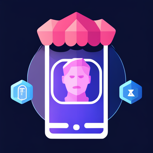 Low polygon count, news reporting, artificial intelligence, signal communication, mobile application icon, Dribbble design community