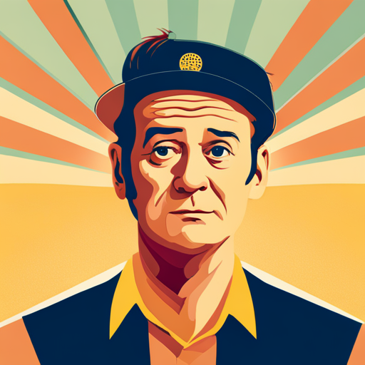 whimsical, Adventure, Colorful, Symmetry, Nostalgia, Mid-century modern, yellow, Orange, bill murray, quirky characters, fastidious compositions, storytelling, Wes Anderson, Technology, Silicon Valley, Creativity