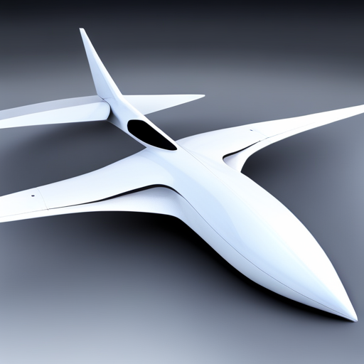 futuristic, sci-fi, aircraft, aerodynamics, sleek, minimalist, high-tech, propulsion, materials, propulsion, aerodynamic design
