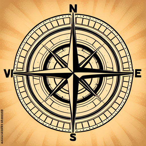 compass, navigation, direction, travel, exploration, map, cartography, magnetic, north, south, east, west, compass rose, cardinal directions, latitude, longitude, isometric