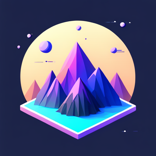 low-poly art, isometric view, polygonal shapes, futuristic visuals, digital glitch effects, glitch art, neon colors, geometric design, minimalism, technology, artificial intelligence, communication, news, signal, icon design, mobile app, Dribbble