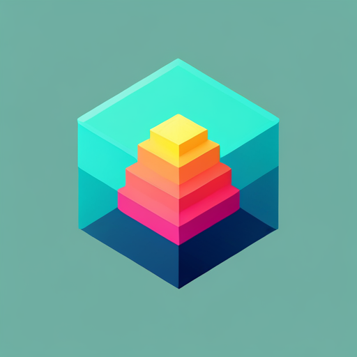 low polygon, news, artificial intelligence, signal, app icon, Dribbble