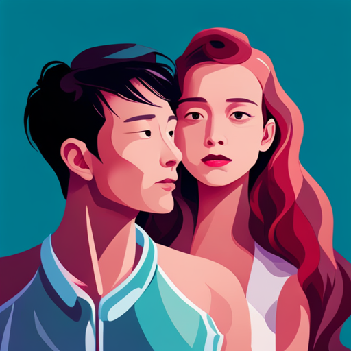 quirky characters, retro-futuristic design, saturated colors, idiosyncratic framing, melancholic mood, dynamic camera movement, human-technology relationships, whimsical details