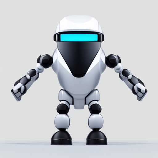 tiny robot, cute, front view, low poly, rubber material, white background