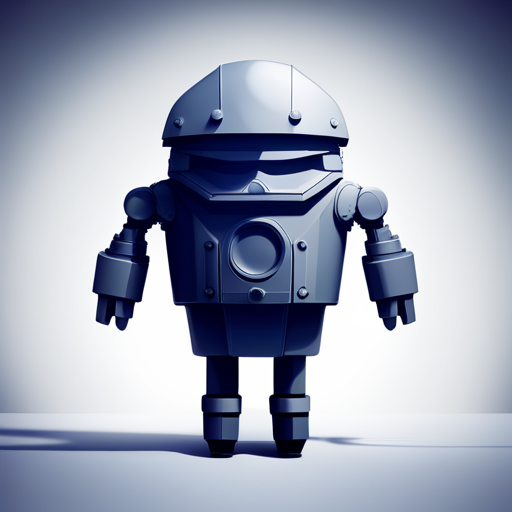 Low poly, robots, cuteness, rubber textures, front view, toy-like aesthetic