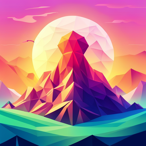 vector art, geometric shapes, digital noise, signal processing, artificial intelligence, app design, iconography, Dribbble
