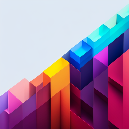 geometry, abstract, polygons, minimalism, digital, 3D, isometric, angular, shapes, vibrant, color, modern, contemporary, symmetry, clean, lines