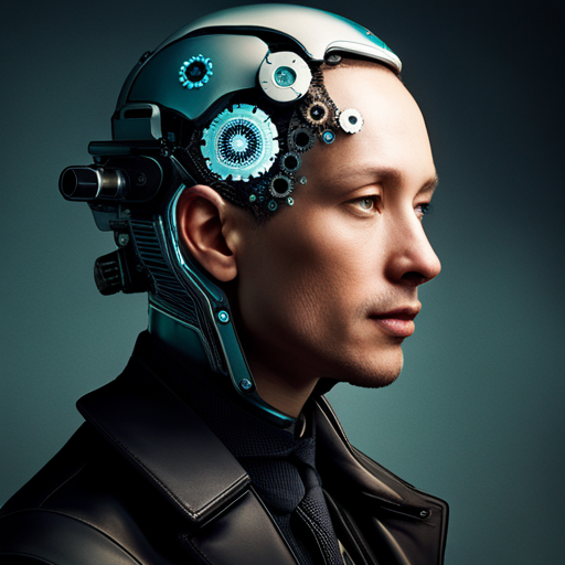 AI programming, futuristic, neon lighting, cyberpunk, AI ethics, dystopian society, post-humanism, advanced algorithms, coding language, machine learning, data analysis, technological singularity