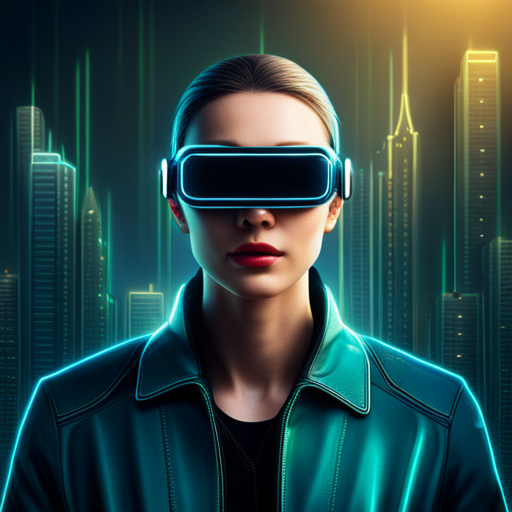 cybernetic consciousness, algorithm, machine learning, futuristic, neon lights, artificial intelligence, code, augmented reality, virtual reality, immersive experience