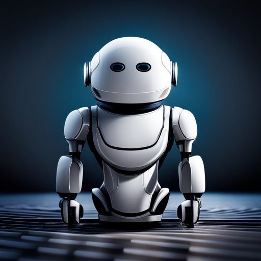 cute robots, low-poly modeling, rubber textures, front-facing, adorable, simplistic design