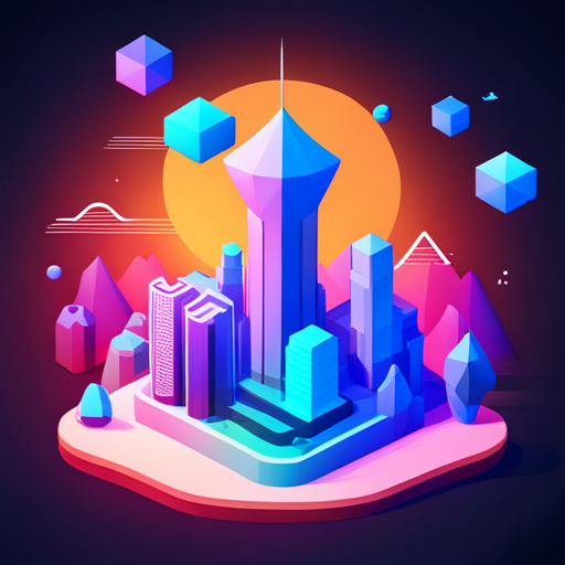 low polygon, news, artificial intelligence, signal, app icon, Dribbble