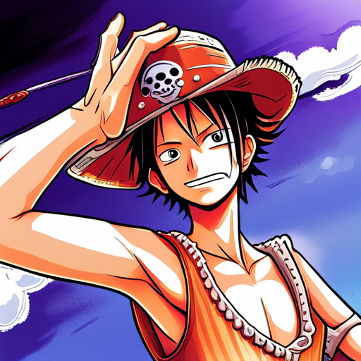 One Piece characters, vibrant colors, dynamic poses, action-packed scenes, epic battles, pirate adventure, intricate details, exaggerated proportions, comic book style, high energy, Shonen manga, unique character designs, emotional expressions, oceanic themes, devil fruits, straw hats, grand line, marine admirals, Yonko, character development, friendship, loyalty, dreams, determination, epic storytelling, large ensemble cast, mythical creatures, supernatural powers, vibrant animation