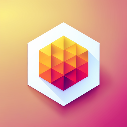 Vector graphics, geometric shapes, low-polygon count, digital signal noise, app icon design, Dribbble-inspired