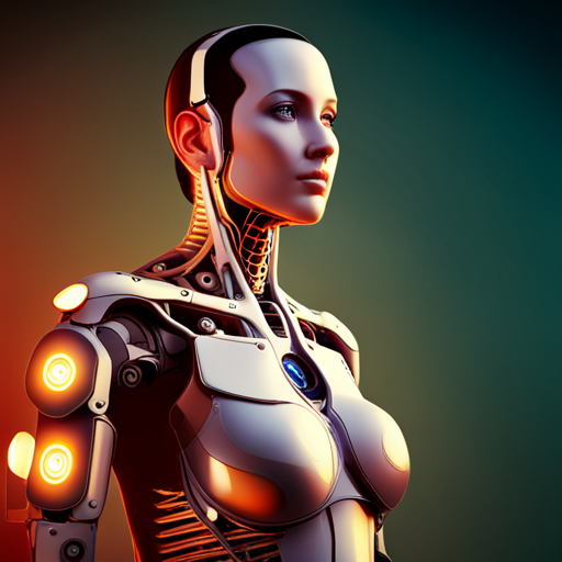 high-tech robotic illustrations, futuristic interface designs, cyberpunk art, glitched out visuals, AI-themed compositions, chrome and neon color schemes, digital paint and manipulation techniques, data streams and visualizations, 3D modeling and animation, sleek and modern typography