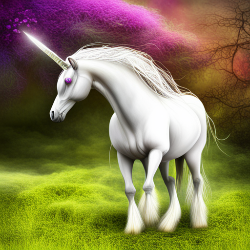 unicorn, flower