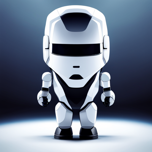 tiny robot, cute, front view, low poly, rubber material, white background